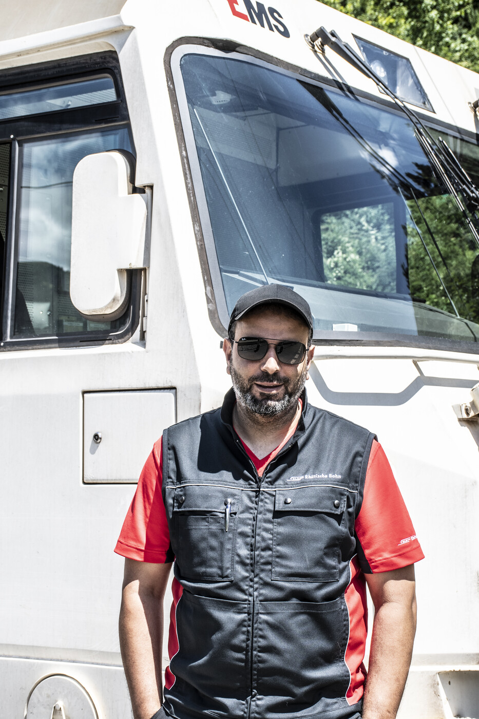 Sami El Hammoud: «Der Güterzug wartet, die Priorität gilt dem Personenzug.» Bild Riccarda Hartmann