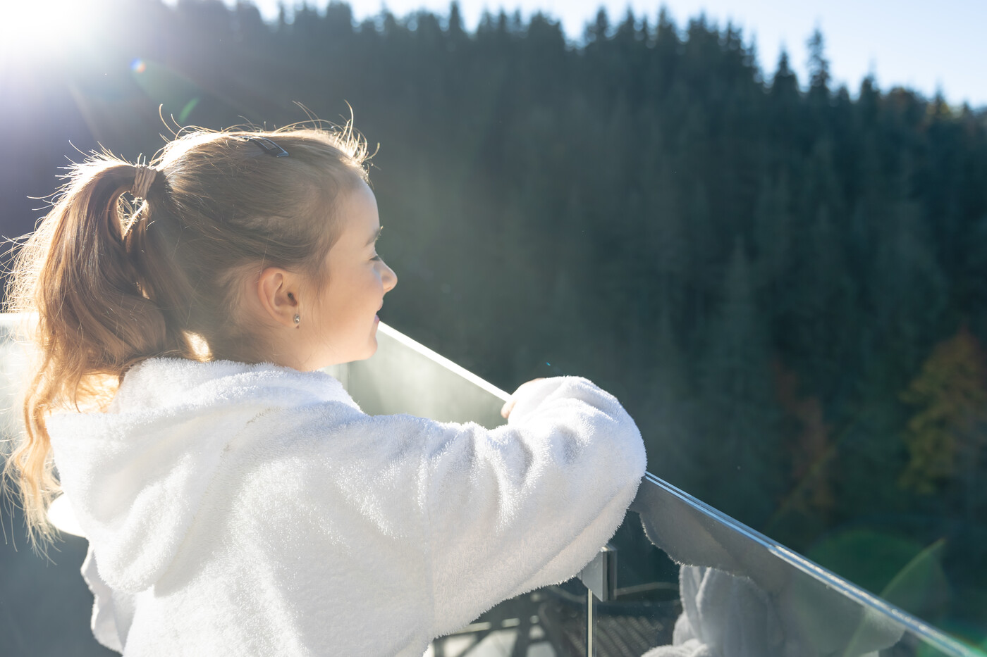 Aussicht geniessen ja, Bademantel mitnehmen nein: Nicht alles aus dem Hotelzimmer darf mitgenommen werden.