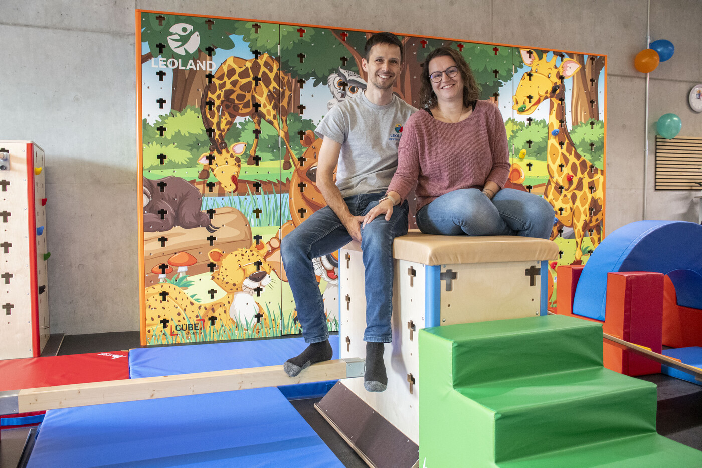 Ein Raum für alle: Carsten und Manuela Göhler haben einen Bewegungsraum für Kinder mit und ohne Handicap geschaffen – auch für ihren Sohn Leandro.