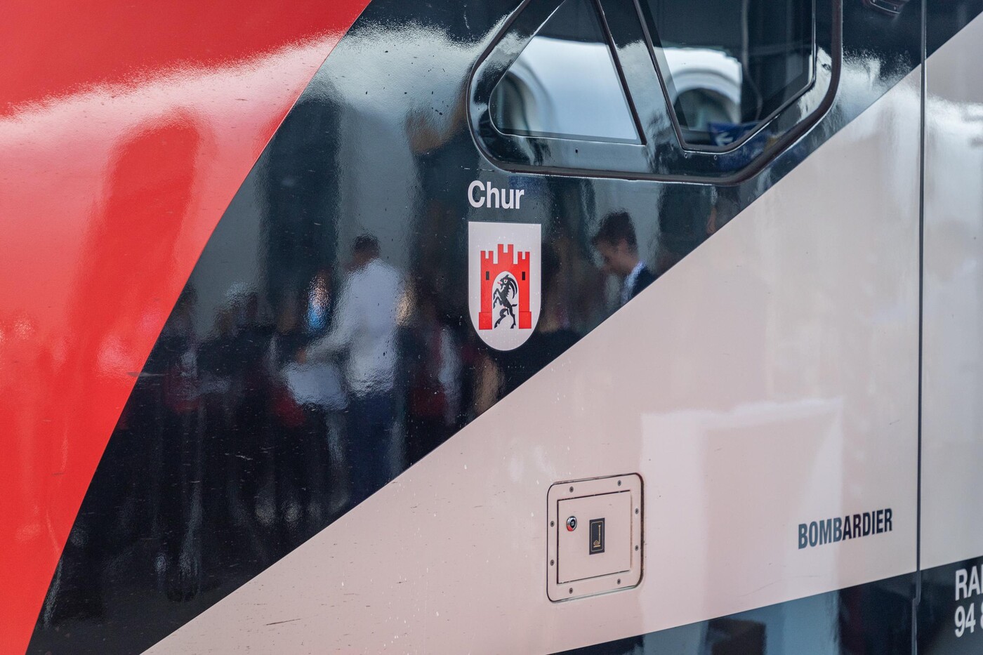 Mit Churer Wappen: Die FV-Dosto der SBB ist getauft.