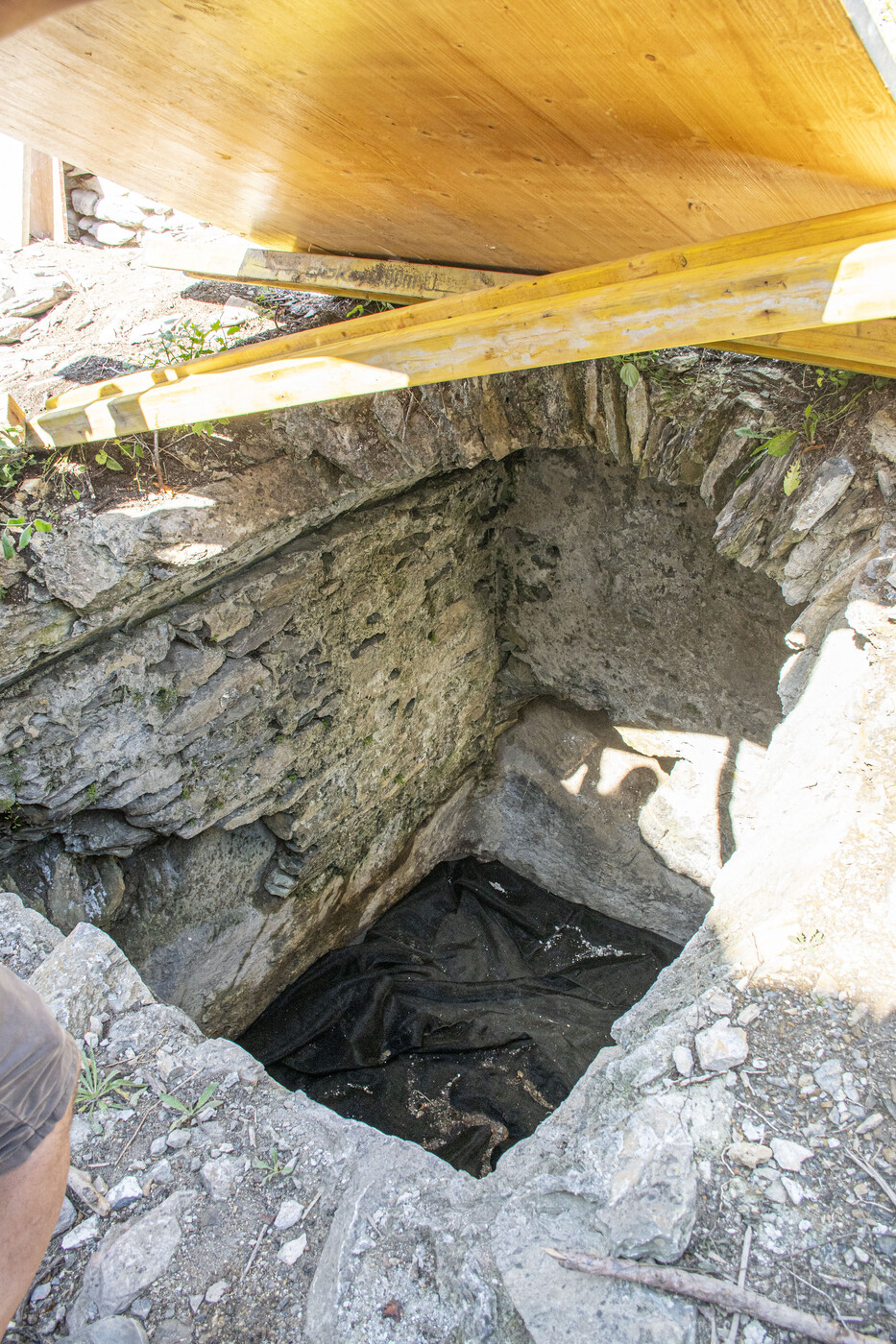 Essenziell: Die Zisterne war für das Leben auf der Burg unabdingbar.