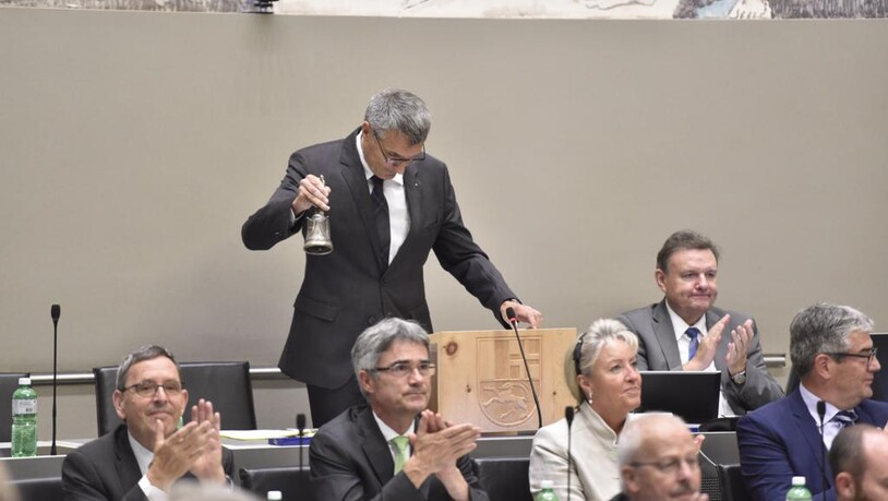 Michael Pfäffli eröffnet die Augustsession, seine letzte als Standespräsident.
