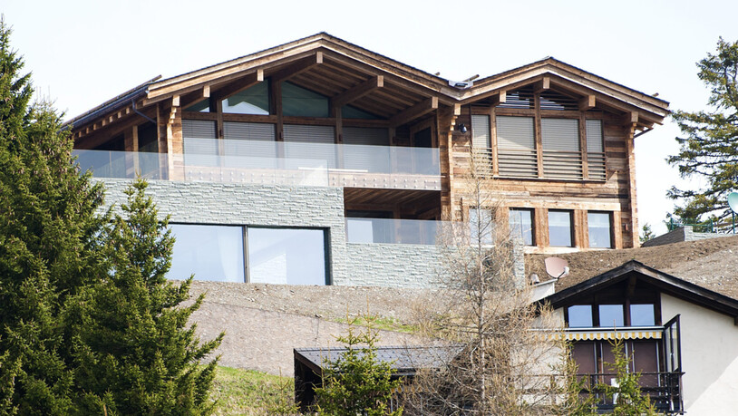 Die Villa von Tennisprofi Roger Federer in Valbella. OLIVIA ITEM