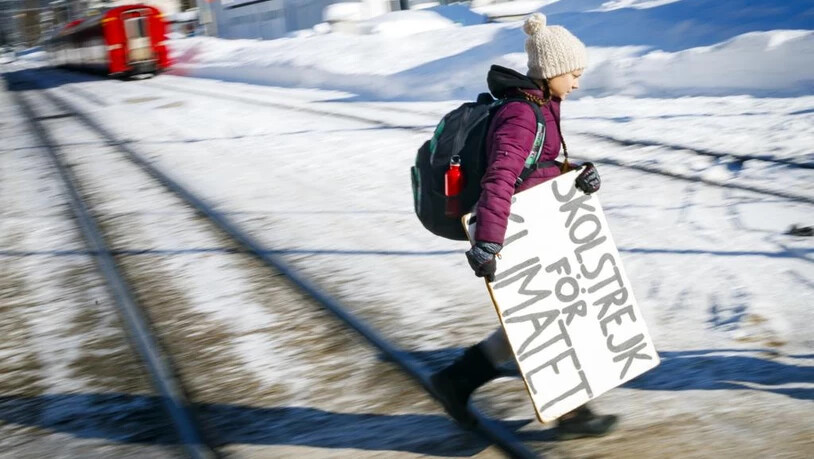SWITZERLAND CLIMATE ACTIVIST GRETA THUNBERG WEF 2019