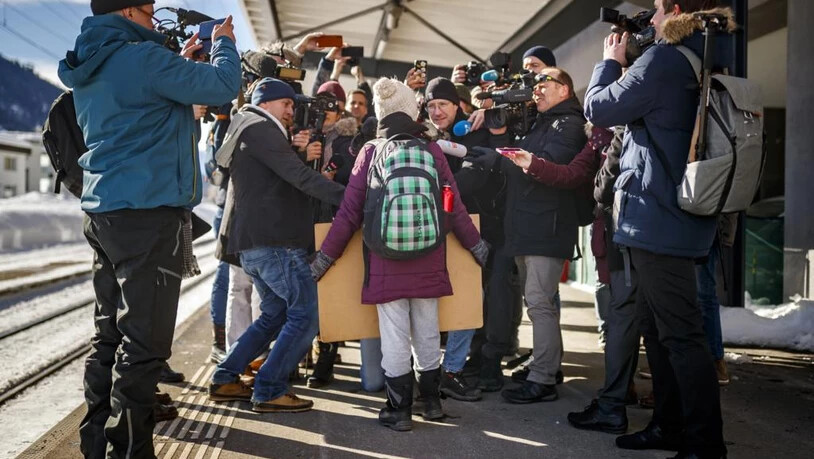 SWITZERLAND CLIMATE ACTIVIST GRETA THUNBERG WEF 2019