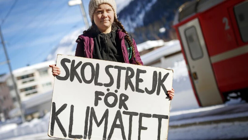 SWITZERLAND CLIMATE ACTIVIST GRETA THUNBERG WEF 2019