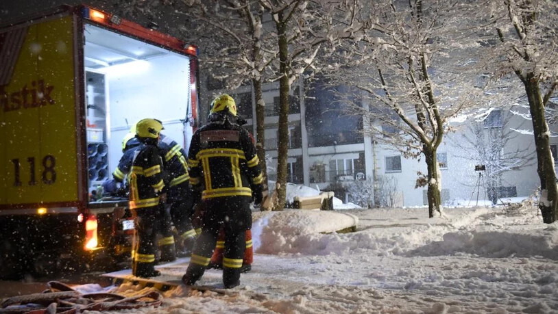 Wohnungsbrand in Chur