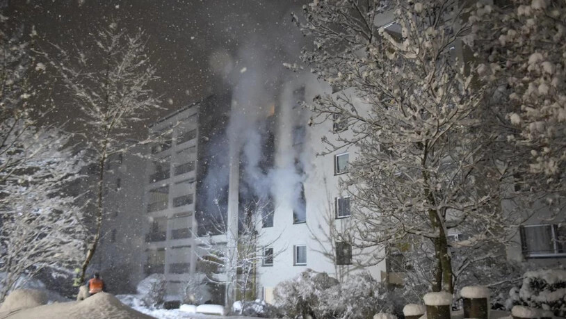 Wohnungsbrand in Chur