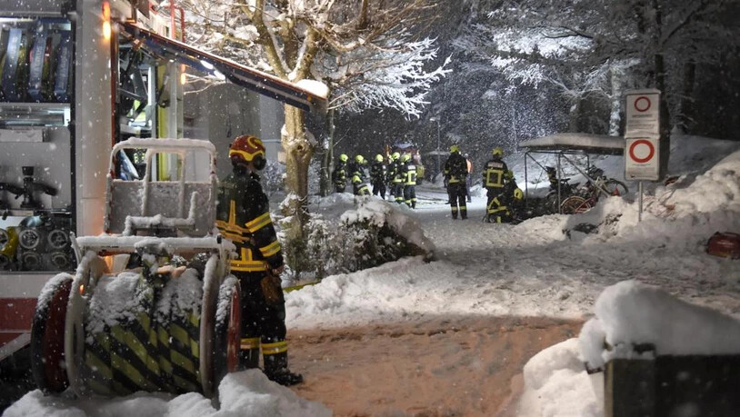 Wohnungsbrand in Chur