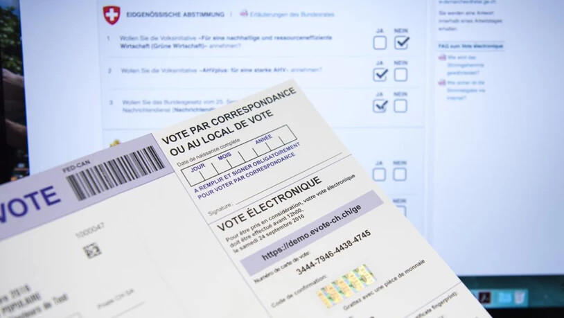 SCHWEIZ E-VOTING CHVOTE