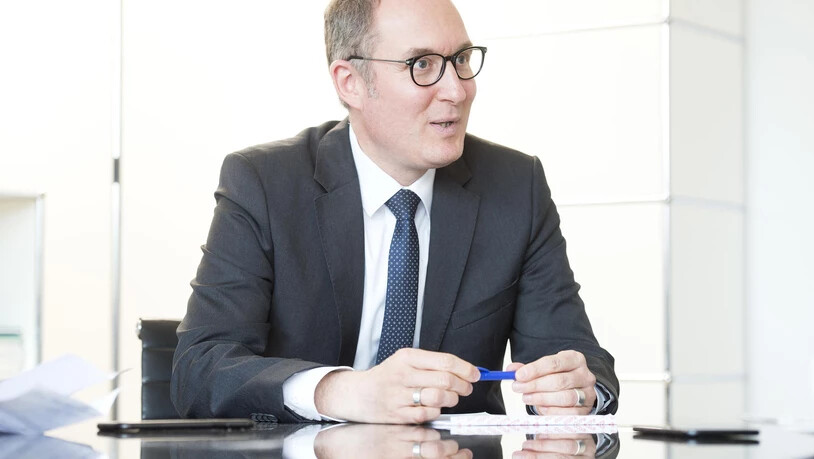 Der Regierungsrat Christian Rathgeb fotografiert am 16.12.19 anlässlich eines Interviews. Er übernimmt im Jahr 2020 das Regierungspräsidium.
Bild Olivia Aebli-Item Regierungsrat Christian Rathgeb