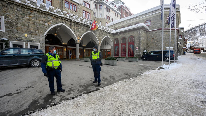 In St. Moritz ist am Wochenende das mutierte Coronavirus aufegtaucht. SCHWEIZ CORONAVIRUS ST. MORITZ