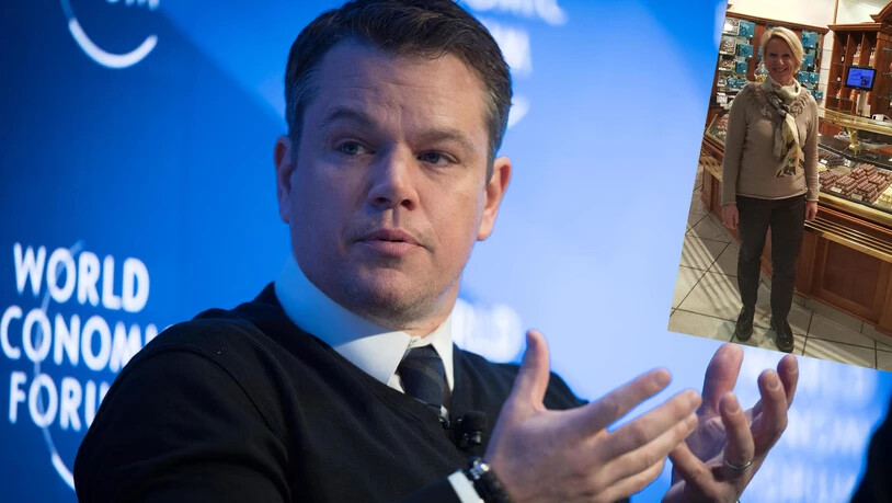 Matt Damon war auch schon Kunde bei Yvonne Wiprächtiger. Bilder Keystone/Silvana Brazerol