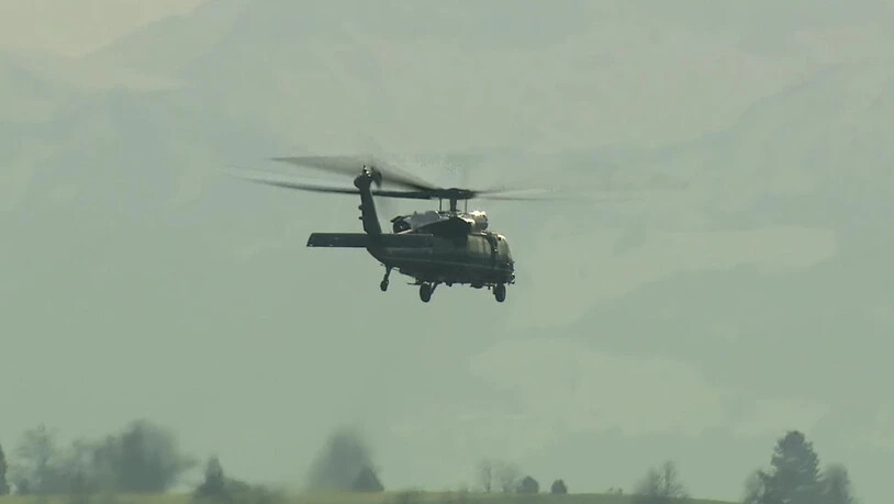 Mit der Marine One fliegt US-Präsident Trump zum WEF nach Davos.