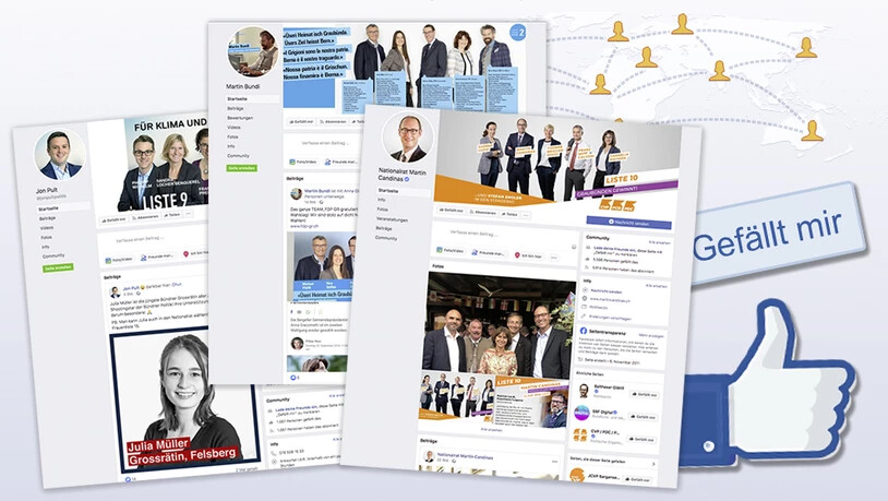 Der Wahlkampf findet auch online statt.