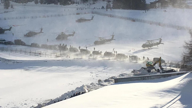 Trumps Ankunft in Davos