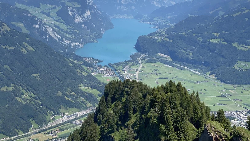 Beeindruckende Aussicht: Auf den Wanderungen bekommt ihr einen Ausblick auf den Walensee.