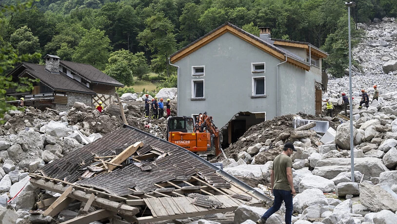 38 Millionen Franken, so teuer sind die Unwetter-Schäden im Misox GR. 38 Millionen Franken, so teuer sind die Unwetter-Schäden im Misox GR.
