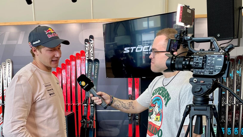 Fanboy-Moment: Die Arbeit als Sporreporter ist manchmal auch eine Gratwanderung zwischen Professionalität und Bewunderung.