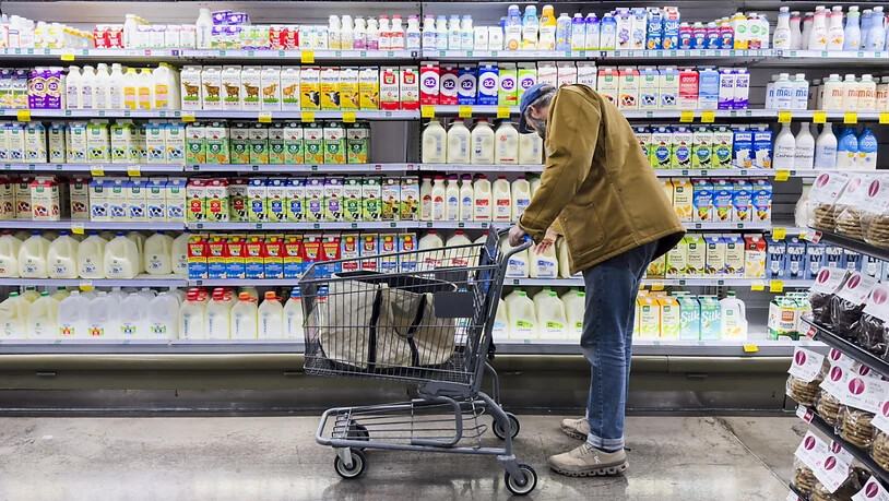 Teurere Lebensmittel: Die Konsumentenpreise legten in den USA im Oktober um 2,6 Prozent zu. (Archivbild)