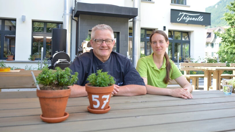 Neue Pläne: Beat und Sandra Schittenhelm bewirten im neuen Jahr keine Gäste mehr im «Trigonella» in Ennenda. Neue Pläne: Beat und Sandra Schittenhelm bewirten im neuen Jahr keine Gäste mehr im «Trigonella» in Ennenda.