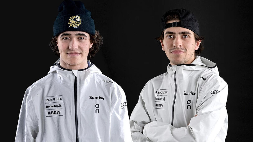 Senkrechtstarter: Das Bündner Brüderpaar Gian Andri (links) und Nicola Bolinger wollen im Freeski hoch hinaus. Senkrechtstarter: Das Bündner Brüderpaar Gian Andri (links) und Nicola Bolinger wollen im Freeski hoch hinaus.