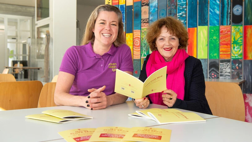 Bereiten sich auf ihren gemeinsamen Anlass in Igis vor: Katharina Hausmann-Hoppeler, Präsidentin des Frauenvereins Igis (links), und Annina Hess-Cabalzar, Co-Präsidentin der Akademie Menschenmedizin. Bereiten sich auf ihren gemeinsamen Anlass in Igis vor: Katharina Hausmann-Hoppeler, Präsidentin des Frauenvereins Igis (links), und Annina Hess-Cabalzar, Co-Präsidentin der Akademie Menschenmedizin.