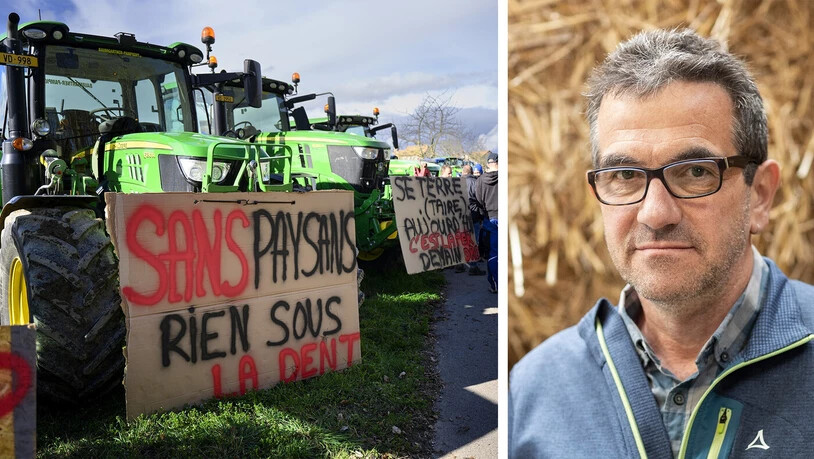 «Ohne Bauern nichts im Mund»: Der Präsident des Glarner Bauernverbands, Fritz Waldvogel, zeigt Verständnis für die Proteste in der Romandie und in der Deutschschweiz. «Ohne Bauern nichts im Mund»: Der Präsident des Glarner Bauernverbands, Fritz Waldvogel, zeigt Verständnis für die Proteste in der Romandie und in der Deutschschweiz.