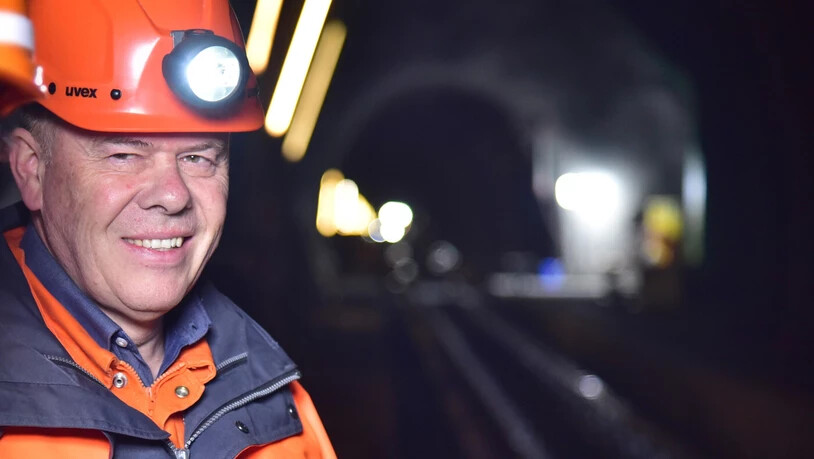 In der Röhre: Projektleiter Paul Loser kennt den neuen Albulatunnel in- und auswendig. In der Röhre: Projektleiter Paul Loser kennt den neuen Albulatunnel in- und auswendig.