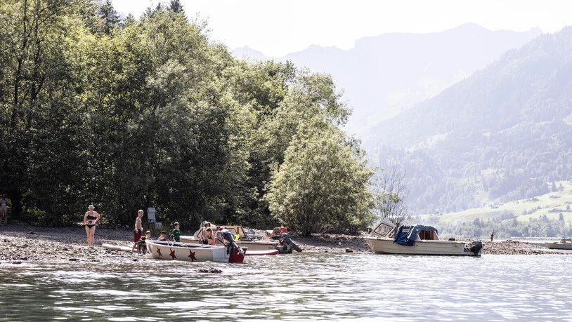 An schönen Sommertagen ist das Klöntal ein beliebter Ort.