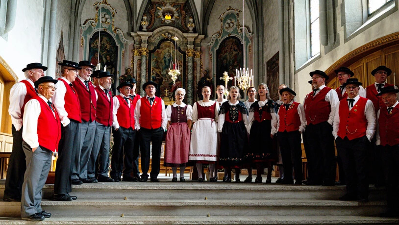 Jodeln in der Kirche: Das war das Jodelchörli Carschenna am Bündner Jodlertag in Cazis im letzten Jahr.