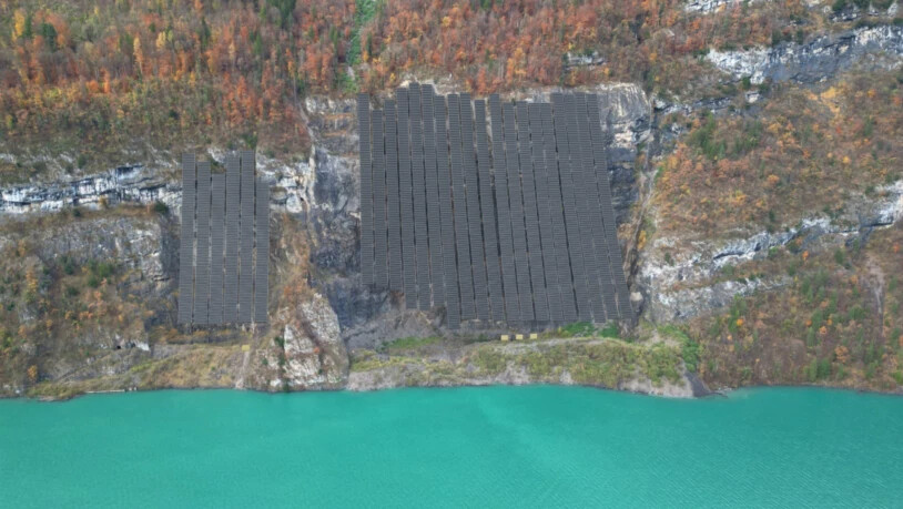 Umstritten: die geplante Solaranlage am Walensee. Umstritten: die geplante Solaranlage am Walensee.