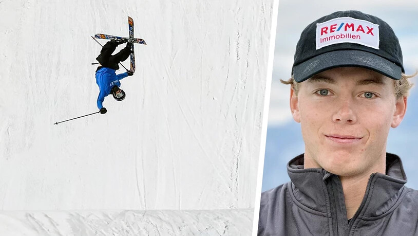 Nur sicher landen ist schöner: Nils Rhyner will in dieser Saison den Europacup im Ski-Freestyle auf den Kopf stellen. Nur sicher landen ist schöner: Nils Rhyner will in dieser Saison den Europacup im Ski-Freestyle auf den Kopf stellen.