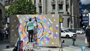 Impressionen des Street Art Festivals 2024 in Chur.