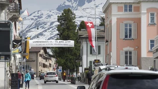 Landsession des Grossen Rates in Pontresina.