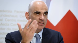 SCHWEIZ MK BR BERSET UND GDK PRAESIDENT ENGELBERGER