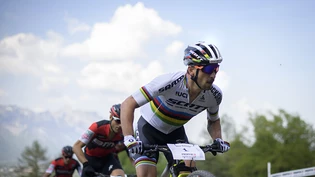 Nino Schurter gewann den verspäteten Swiss-Cup-Saisonauftakt in Leukerbad