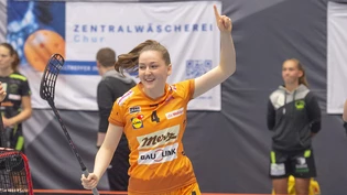 Matchwinnerin für Piranha: Dina Koch bringt ihr Team 3:2 in Führung und ist im Penaltyschiessen zweimal erfolgreich.