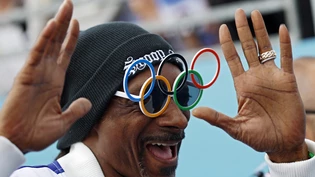 Einer der Stars der Olympischen Sommerspiele: Rapper und Spezialkorrespondent Snoop Dogg. 