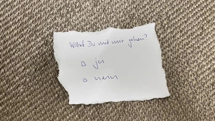 Mit solchen Zetteln hat’s schon früher nicht geklappt.