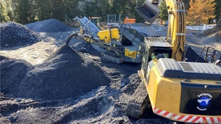 Bauarbeiten schreiten voran: Bereits ist die Hälfte des Sondierstollens gegen den Brienzer Rutsch gebaut.