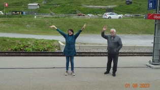 Helfer in Not: Pierina Maissen-Capaul und René Maissen halfen der US-Amerikanerin zu ihrer Gruppe zurück.