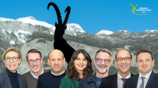 Wer gewinnt? Nominiert sind Claudia und Andreas Züllig, Daniel Albertin, Barbara Wülser, Giovanni Netzer, Martin Candinas und Jon Pult.