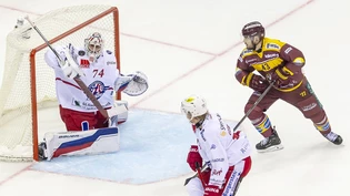 An ihm lag es nicht: Lakers-Keeper Ivars Punnenovs zeigt gegen Genf eine gute Leistung.