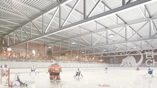 So könnte die neue Churer Eissporthalle künftig aussehen.