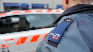 Polizei, Themenbild, aufgenommen am 18. November 2013 in Glarus. Polizei