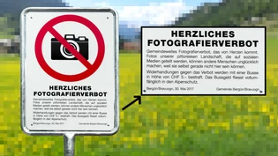 Dieses Schild steht tatsächlich in Bergün. Dieses Schild steht tatsächlich in Bergün.