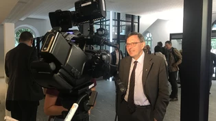 Bildungsdirektor Martin Jäger ist nach der Abstimmung im Grossen Rat erleichtert.