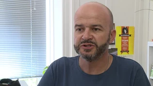 OK-Präsident Norbert Cavegn im Interview mit Carla Leuzinger. OK-Präsident Norbert Cavegn im Interview mit Carla Leuzinger.