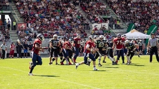 Europäischer Grosserfolg: Die Calanda Broncos gewinnen im Jahr 2012 sensationell den Euro Bowl.